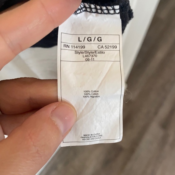 Roxy black and cream 3/4 length blouse - Picture 7 of 8